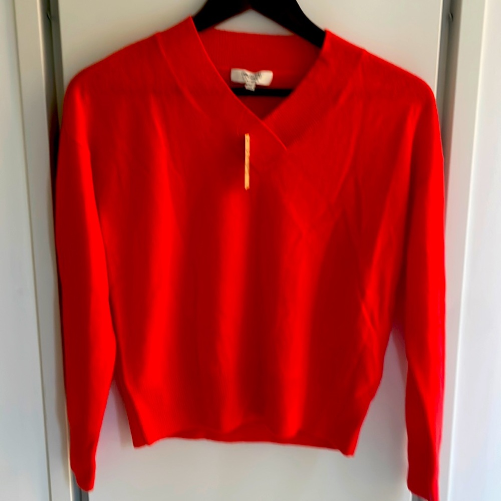Madewell cashmere v neck sweater